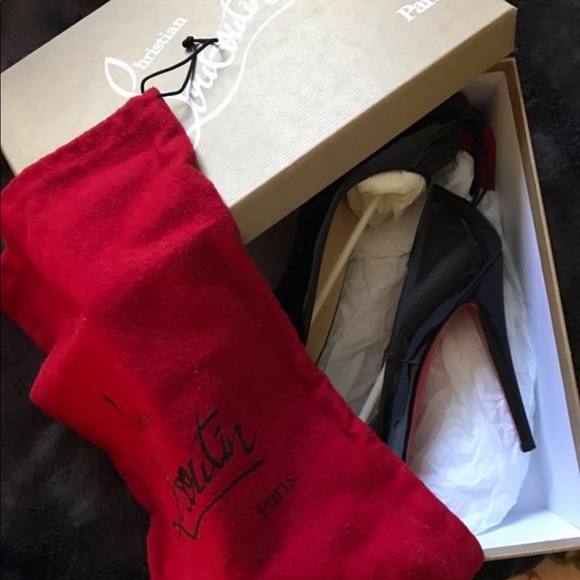Christian Louboutin “Very Prive” 120 Patent Calf - Picture 3 of 5